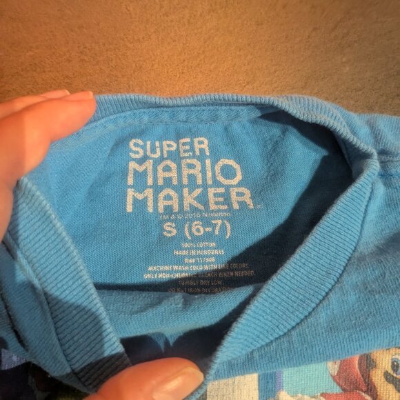 Super Mario Maker Tshirt 6-7 - Picture 4 of 5